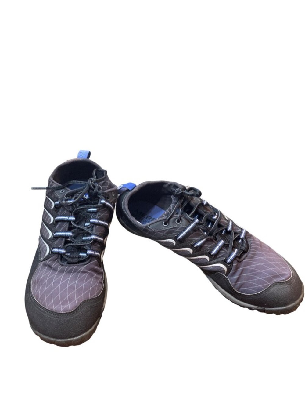 Merrell Vibram Barefoot mens leather black hiking sneakers sz 9.5 SKU 10-328